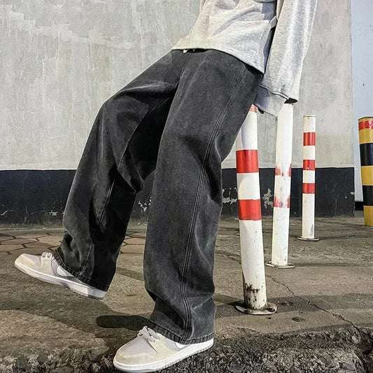 Nuevos pantalones vaqueros holgados de estilo urbano