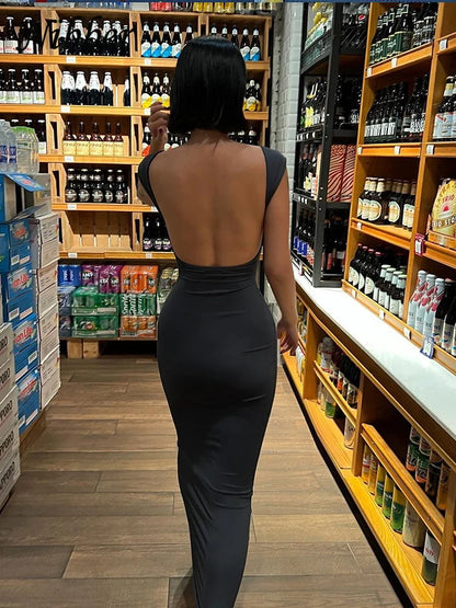 Vestido "Iconic" de espalda abierta