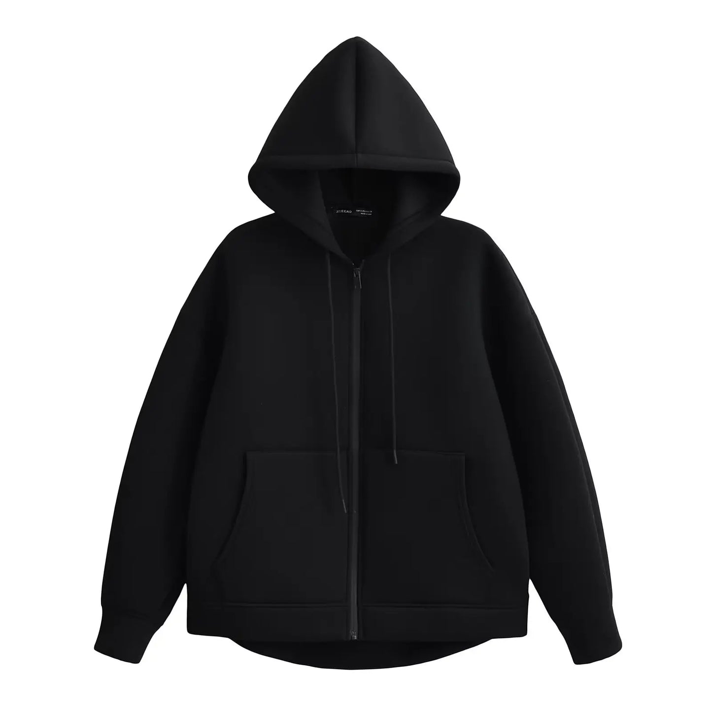 Sudadera con cremallera - estilo holgado