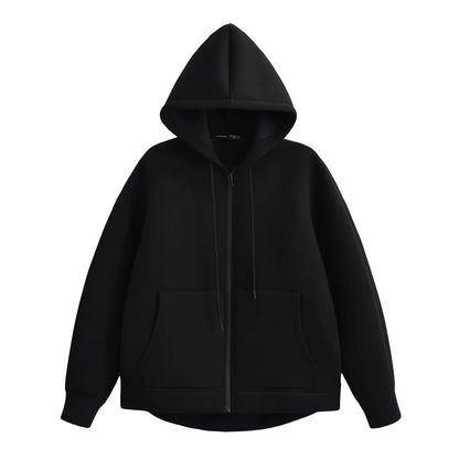Sudadera con cremallera - estilo holgado