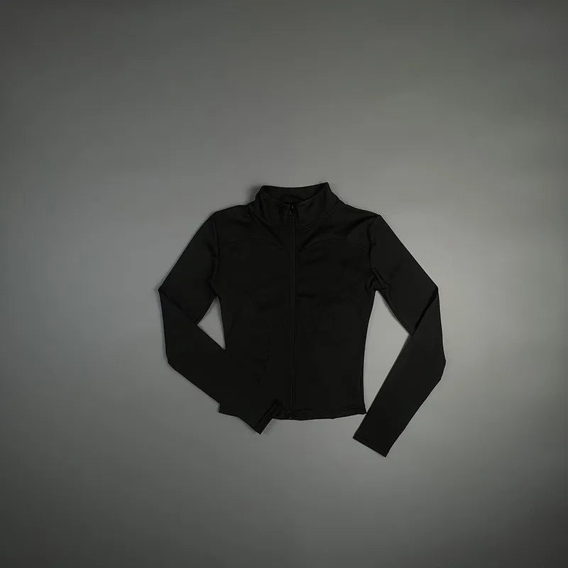 Chaqueta deportiva ajustada de manga larga