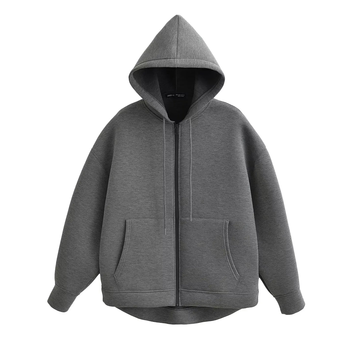 Sudadera con cremallera - estilo holgado