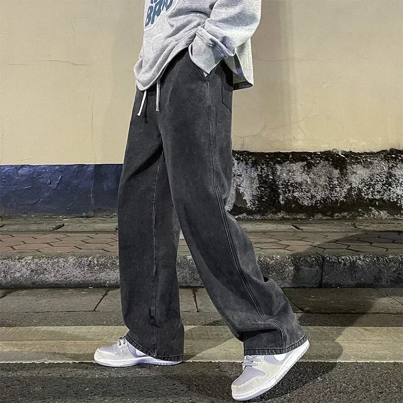 Nuevos pantalones vaqueros holgados de estilo urbano