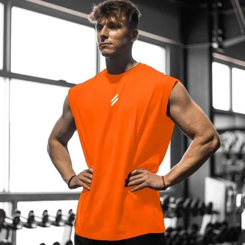 Camiseta deportiva sin mangas - hombre