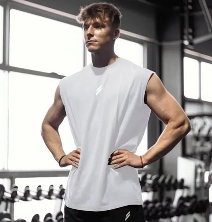 Camiseta deportiva sin mangas - hombre