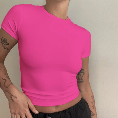 Camiseta de manga corta - Top ajustado