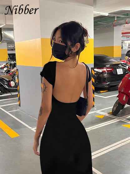 Vestido "Iconic" de espalda abierta