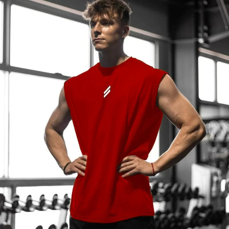 Camiseta deportiva sin mangas - hombre