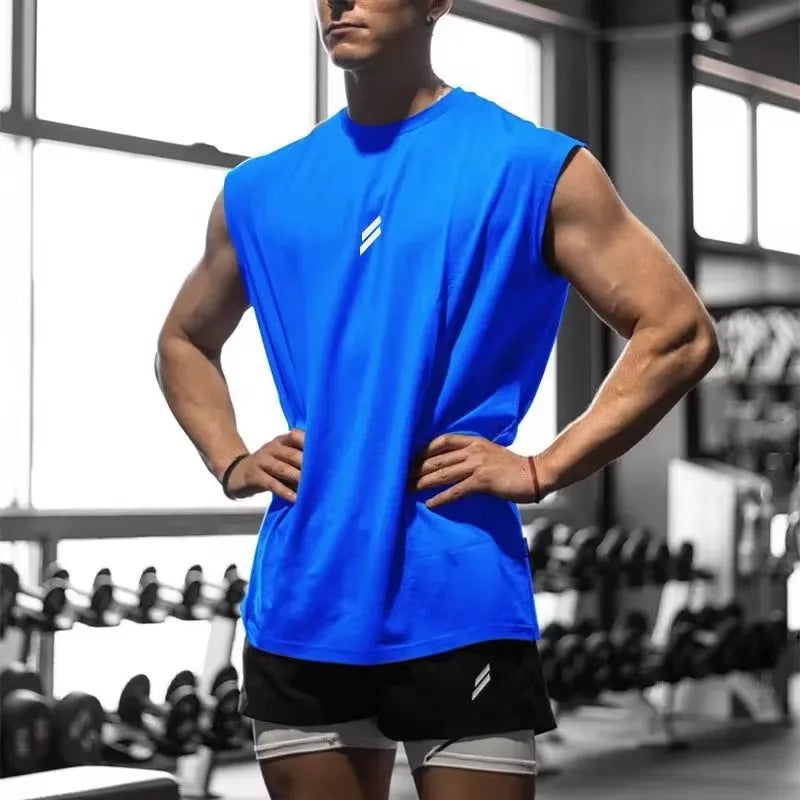 Camiseta deportiva sin mangas - hombre