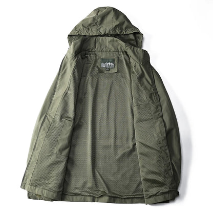 Chaqueta cortavientos táctica
