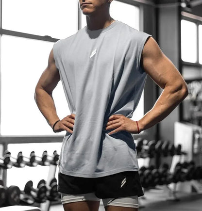 Camiseta deportiva sin mangas - hombre