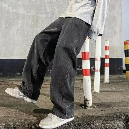 Nuevos pantalones vaqueros holgados de estilo urbano