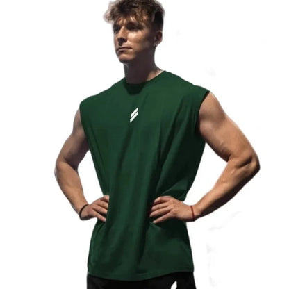 Camiseta deportiva sin mangas - hombre