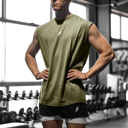 Camiseta deportiva sin mangas - hombre