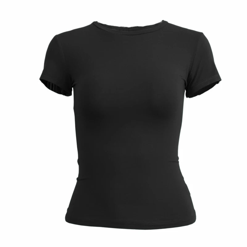 Camiseta de manga corta - Top ajustado