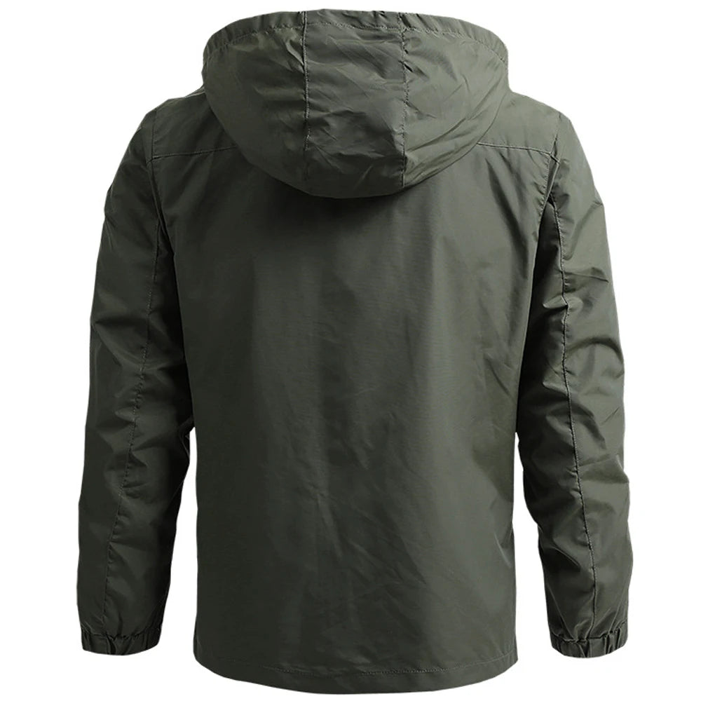 Chaqueta cortavientos táctica