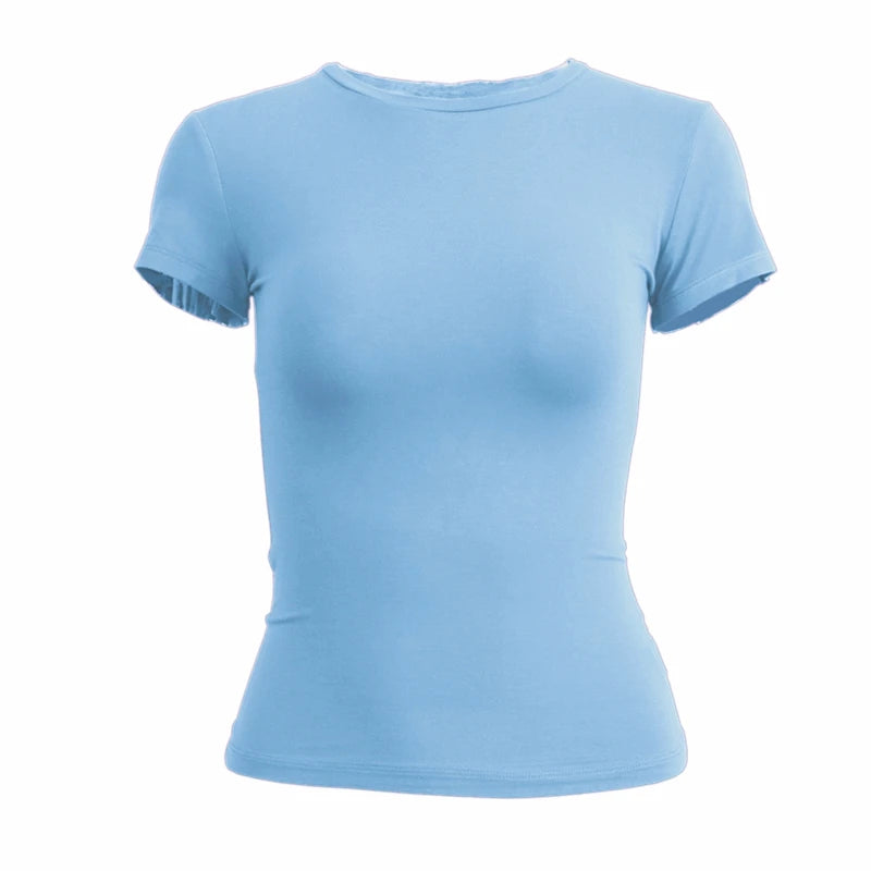 Camiseta de manga corta - Top ajustado