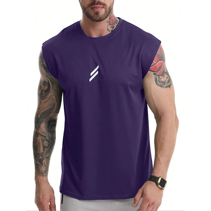 Camiseta deportiva sin mangas - hombre
